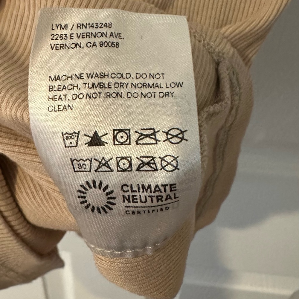 Reformation “Tasha” ribbed tank. Size small EUC